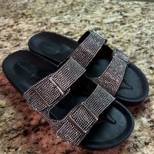 Madden Girl Rhinestone Sandals